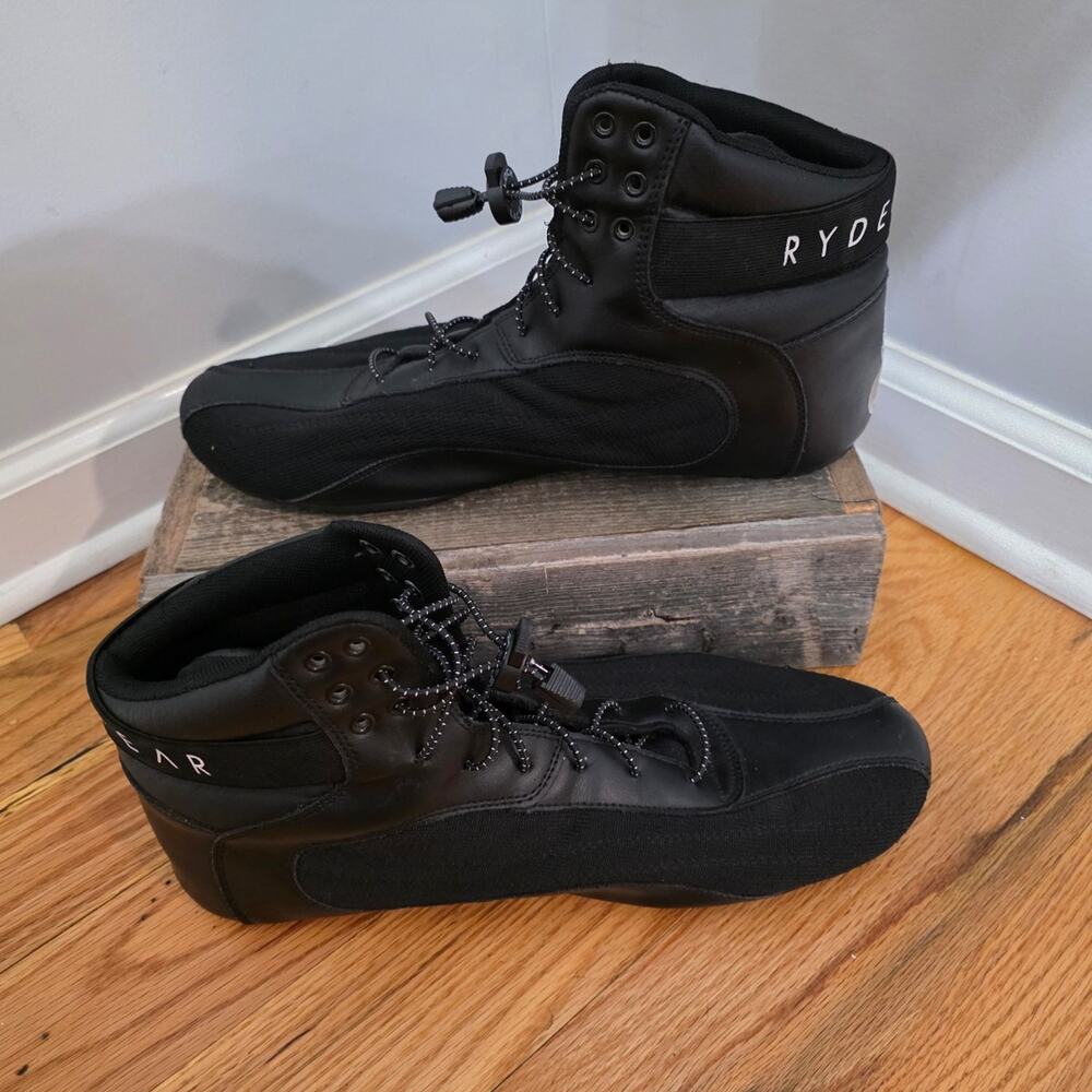 ​Ryderwear Kaiho Lifting Shoes Black Mens Size 13 High Top Gym Sneakers